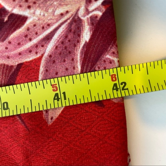 JOHANNA ORTIZ El Dia Que Me Quieras Dress Renaissance Victorian Red Ruffle satin - Picture 16 of 17